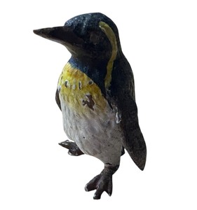 lot 18B image: Antique Cold Painted Bronze Miniature Penguin Figurine
