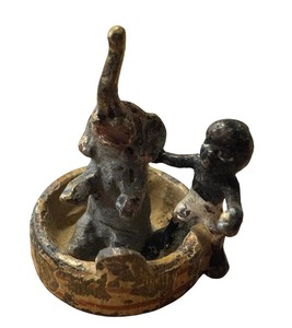 lot 21B image: Antique Austrian Cold Painted Bronze Miniature