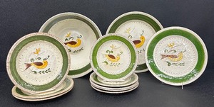 lot 159 image: Vintage Stangl Pottery Single Bird Pattern Collection