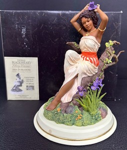 lot 74H image: Dept 56 Thomas Blackshears Ebony Visions - Iris in Bloom - Timeless Tranquility Collection - 2006