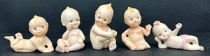 lot 116A image: Enchanting Ceramic Kewpie Doll Collection - Lot of Six