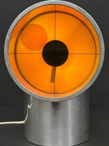 lot 7P image: MCM Aurora Chrome Clock Designed by KirschHamilton Associates wCorchia and de Harak