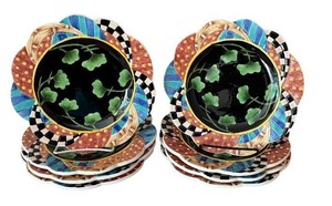 lot 21X image: Set of 8 Peggy Fairfax Herrick Luncheon Plates, 8.5