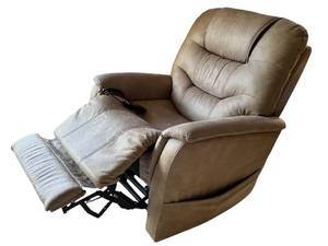 lot 29X image: Upholstered Lift Chair with Remote Control