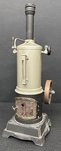 lot 155A image: Vintage Vertical Toy Steam Engine