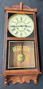 lot 98X image: Regulator Wall Clock
