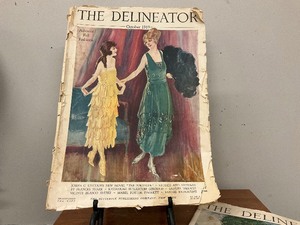 lot 30 image: 2 Issues of The Delineator Magazine