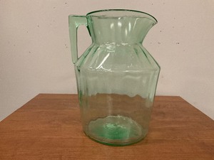 lot 66 image: Uranium Glass Pitcher