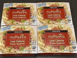 lot 234 image: Organic nuPasta Low Calorie Konjac Spaghetti - 4 Pack