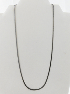 lot 104 image: Linx (Italy)  Sterling Silver Herringbone Necklace.