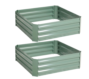 3ft. x 3ft. x 1ft. Raised Garden Bed Steel Planter (SET OF 2)