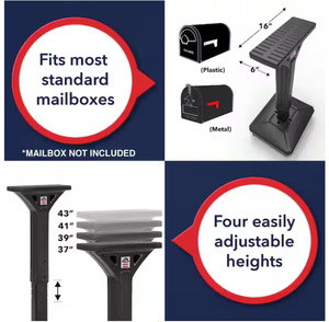 Dig-Free Universal Mailbox Post