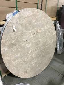 lot 6 image: ROUND MARBLE TABLETOP