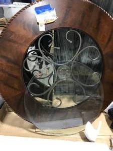 lot 10 image: ROUND WOOD TABLETOP