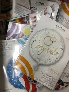 lot 31 image: ASSORTMENT OF FOIL BALLOONS