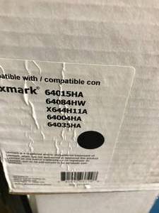 lot 37 image: TONERS COMPATIBLE WITH LEXMARK