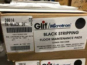 lot 103 image: BLACK STRIPPING FLOOR MAINTENANCE PADS