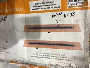 lot 112 image: SCHLUTER SYSTEMS CHANNEL BODY DRAIN