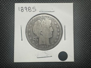 lot 20 image: 1998 S Better Date Barber Half Dollar