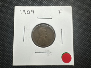 lot 89 image: 1909 Fine Lincoln Penny