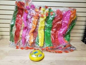 lot 24 image: Large inflatable water ring with over ball