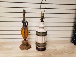 lot 79 image: 2 Table lamps