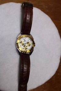 lot A-161 image: Fossil Mens Watch with Leather Strap