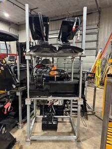 lot 98 image: Three Stackable Racks