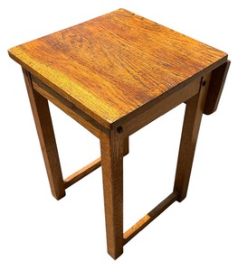 lot 110 image: Vintage Wooden Drop Leaf Table