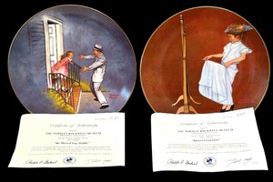 lot 79 image: Norman Rockwell Museum Collector Plates