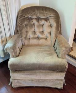 lot 93 image: Vintage Upholstered Armchair