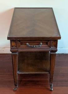 lot 114 image: Vintage Wood Side Table