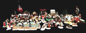 lot 126 image: Huge Lot of Nostalgic Figurines for Christmas Scene