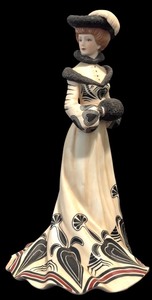 lot 127 image: 1984 Porcelain Lenox Tea at The Ritz Victorian Lady Figurine