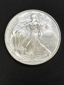 lot 34 image: 2004 American Silver Eagle 1 oz Fine Silver Coin
