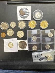 lot 55 image: U.S. Coins From Various Years, Including 1900 and 1941