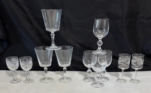 lot 31 image: Collection of Vintage Cordial Stemware