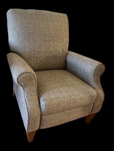 lot 8 image: Neutral Color Upholstered Lazy Boy Recliner Chair