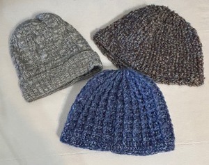 lot 93 image: Three Warm and Cozy Hats