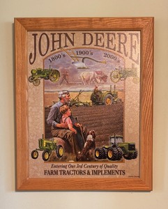 lot 105 image: John Deere Motif Print