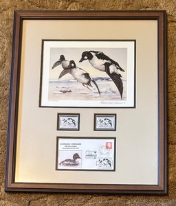 lot 117 image: Limited Edition 1995 Denmark Duck Stamps featuring the Art of Steen Axel Hansen