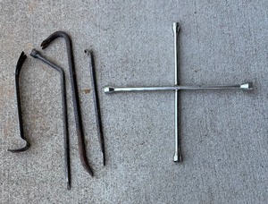 lot 230 image: Tire Irons and Crow Bars