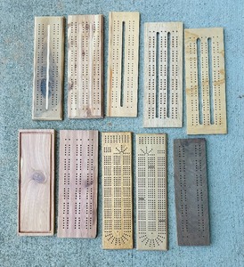 lot 172 image: Handmade Cribbage Boards