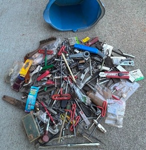 lot 177 image: Bucket of Various Tools and More