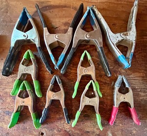 lot 162 image: Variety of Shop  Crafting Clamps