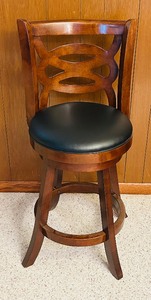 lot 137 image: Wooden Barstool