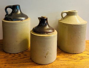 lot 127 image: Three Vintage Crocks