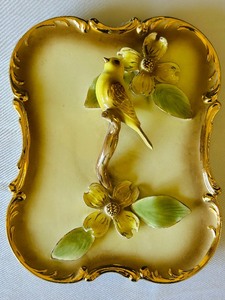 lot 69 image: Vintage Porcelain Wall Hanging