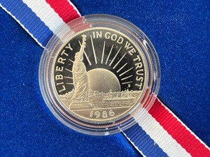 lot 73 image: 1986-S Statue of Liberty Half Dollar Proof