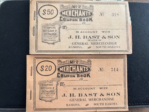 lot 97 image: Merchants Coupon Book